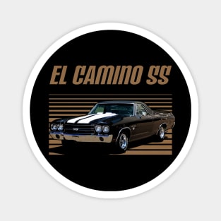 Chevrolet El Camino SS 1970 Awesome Automobile Magnet